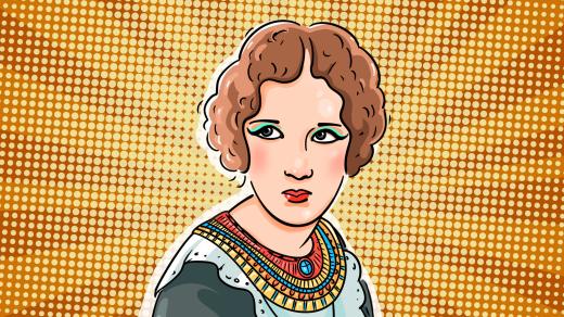 Dorothy Eadiová alias Om Seti věřila, že je reinkarnací egyptské kněžky