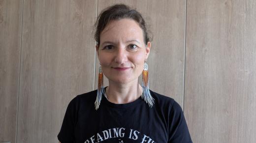 Eva Prachařová ve volném čase šije náušnice