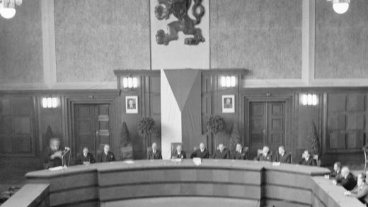 Zahájení činnosti Státního soudu v říjnu 1948