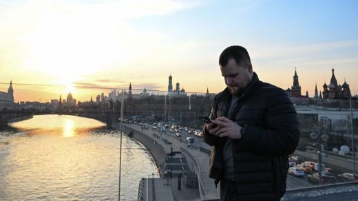 Výpadky internetu v Moskvě