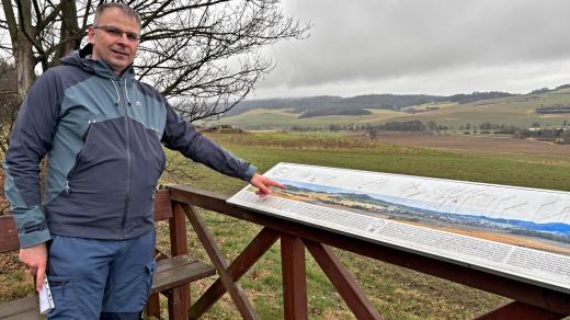 S místostarostou Martinem Špalkem (KSČM) u jedné z panoramatických vyhlídek