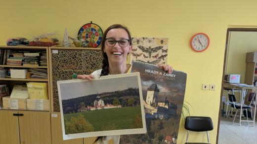 Hana Stoklásková na oddělení geriatrie Nemocnice Jihlava