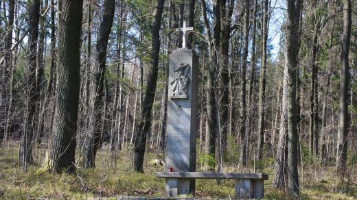 Lavička sv. Huberta u Supíkovic