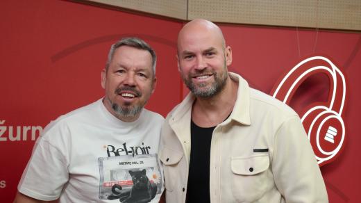 Pavel Horváth a hokejista Radek Smoleňák