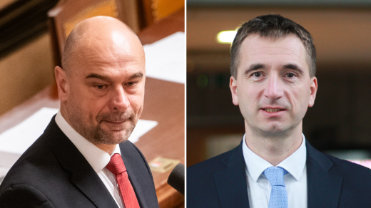 Martin Kolovratník (ANO) a Lukáš Vlček (STAN)