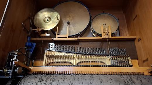 Hrací mechanismus hlineckého orchestrionu