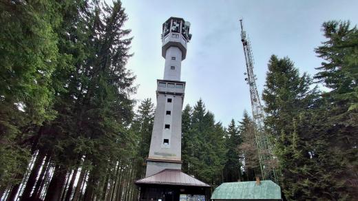 Rozhledna na Javorníku byla dostavěna v srpnu roku 1938
