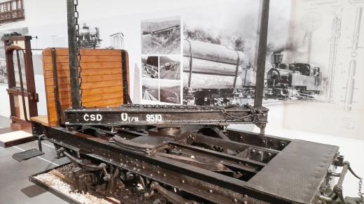 Úzkorozchodný nákladní vagón v Národním technickém muzeu