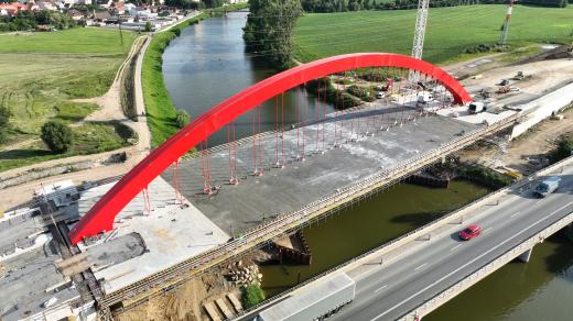 D55 Napajedla - Babice, most u Napajedel (dokončení 12/2025)