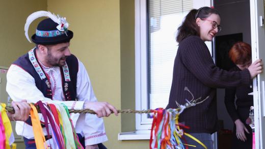 Velikonoční pomlázka ve Velešovicích