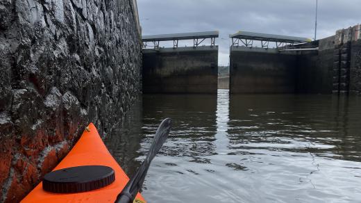 Na 3D kajaku do Hamburku: První zdymadla