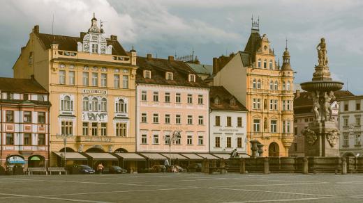 Hotel Zvon na náměstí Přemysla Otakara II. v Českých Budějovicích