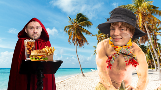 Mezitím co se Petr připravuje na Survivor, Adam si ve zrádcovské róbě dopřává fastfood