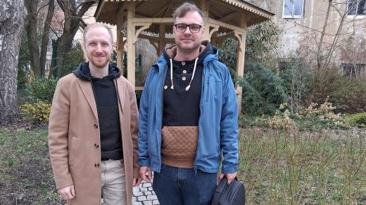 Zleva: Jiří Švec a Tomáš Müller, nové vedení Divadla Dagmar