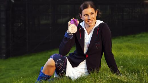 Medaili si Zuzana Hejnová přivezla i z olympiády v Londýně v roce 2012