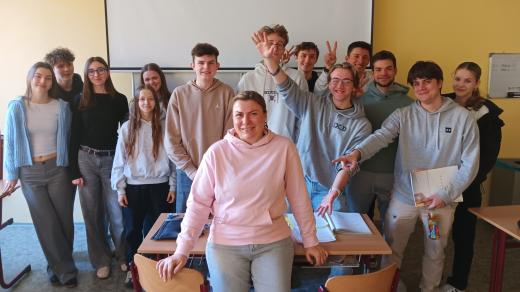 Jihomoravská Ámoska Miroslava Smutná se studenty