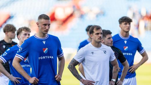 Fotbalisté Baníku po porážce s Plzní