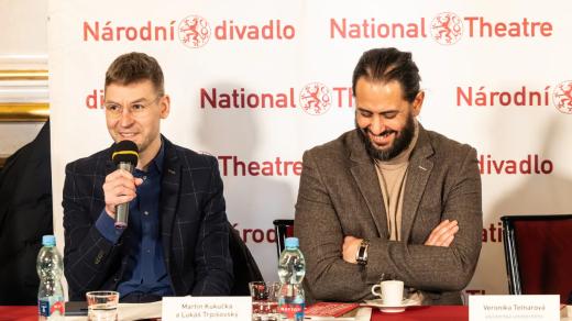 Umělečtí ředitelé Činohry Národního divadla Martin Kukučka a Lukáš Trpišovský