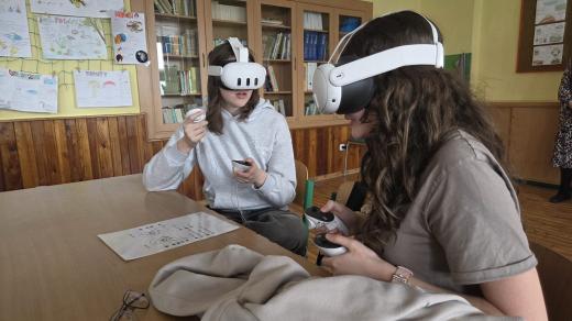 Žáci v Uherském Brodě využívají virtuální realitu