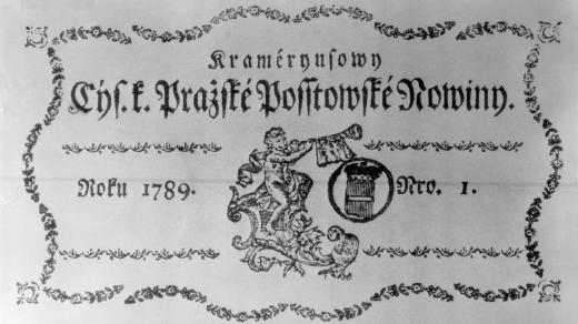 Pražské poštovní noviny Václava Matěje Krameria