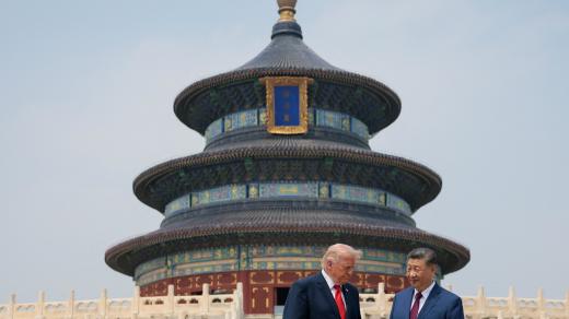 Americký prezident Donald Trump se na oficiální návštěvě Číny sešel s prezidentem Si Ťin-pchingem