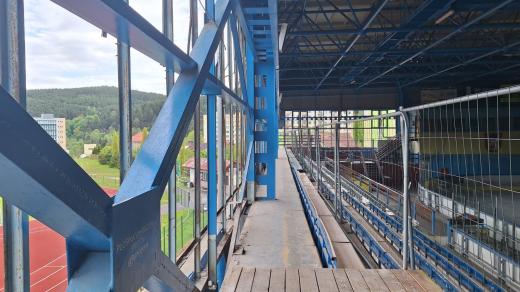 Začala první etapa rekonstrukce vimperského zimního stadionu