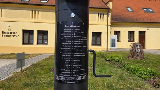 V Kunovicích na Uherskohradišťsku zprovoznili nový Poesiomat