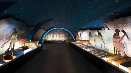 Stálá expozice Středověké stavební stroje, Centrum stavitelského dědictví, Plasy