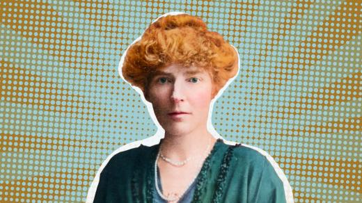 Gertrude Bellová byla fascinující dáma (Digitálně kolorováno, koláž Český rozhlas)