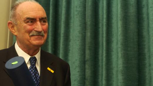 Publicista Jiří Loewy, laureát novinářské ceny Ferdinanda Peroutky