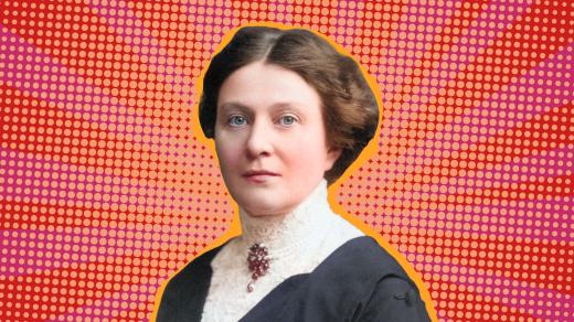 Františka Plamínková (Digitálně kolorováno, koláž Český rozhlas)