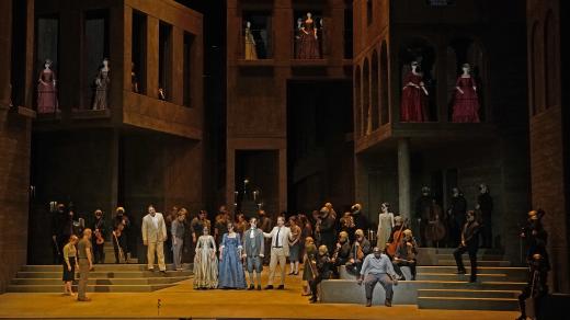 Scéna z Mozartovy opery Don Giovanni