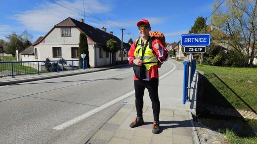 Cestu chce Nico Moro zvládnout za 28 dní. Denně ujde v průměru přes 30 kilometrů