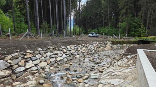 Vodohospodáři na Jesenicku dokončují napojení Keprnického potoka na úpravnu vody