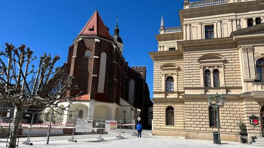 Poprvé od období po druhé světové válce je v Opavě vidět v celé kráse tamní konkatedrála