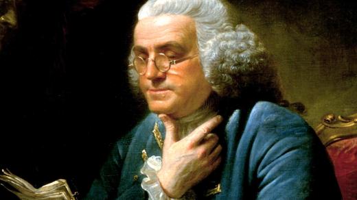 Benjamin Franklin (autor: David Martin, 1767)