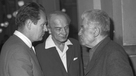 Ludvík Kundera, Adolf Kroupa, Karel Konrád - IV. sjezd Svazu československých spisovatelů