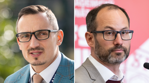 Jaroslav Bžoch (ANO) a Jan Farský (STAN)