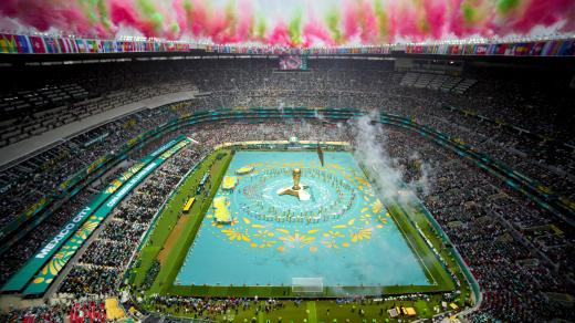 Stadion v Mexico City známý jako Estadio Azteca