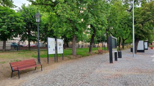 Jiráskovy sady jsou součástí centra města
