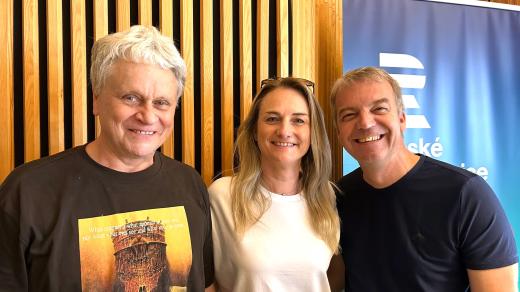 Otakar Svoboda, Kateřina Kyselová a Robert Tauer z Jihočeské filharmonie