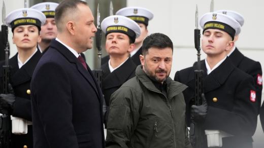 Karol Nawrocki a Volodymyr Zelenskyj v prosinci 2025
