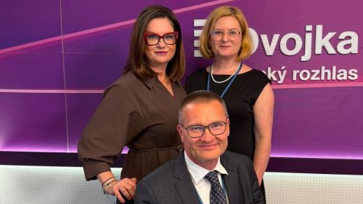 Šárka Volemanová, Petra Broulová a Marek Broul