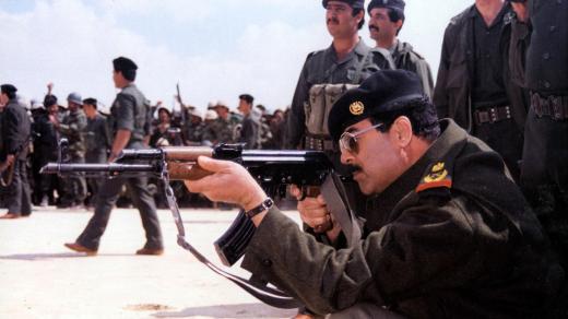Saddám Husajn v roce 1987