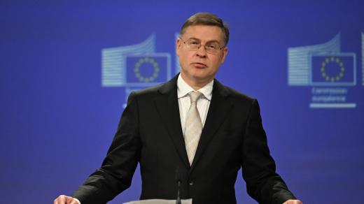 Valdis Dombrovskis, eurokomisař pro hospodářství a produktivitu