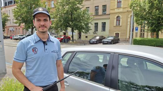 Jakub Ghanem, mluvčí brněnských strážníků