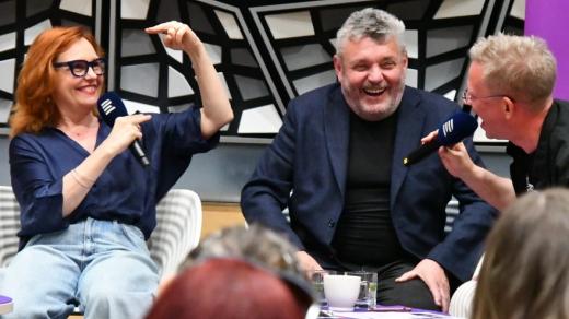 Alena a Jiří Štréblovi v Toboganu Aleše Cibulky