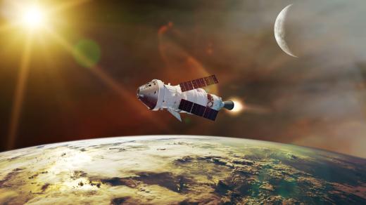 Kosmická loď Orion, která se používá pro misi Artemis