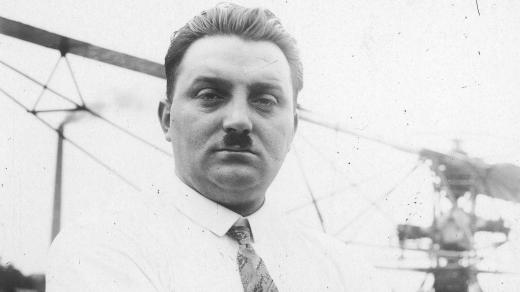 Německý vynálezce Engelbert Zaschka na snímku z roku 1927