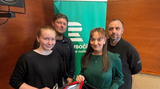 Veronika Poláková, Bohumil Vožický, Zdena Blašková a Miroslav Jinek
